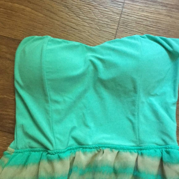 Rue 21 strapless dress-mint green-size-M - Picture 3 of 4